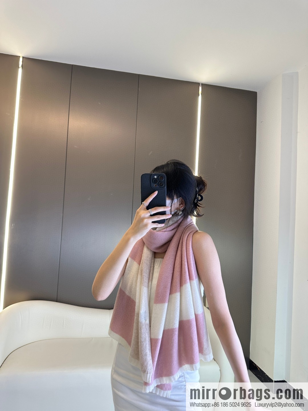 CHANEL 2023 new cashmere knitted scarf