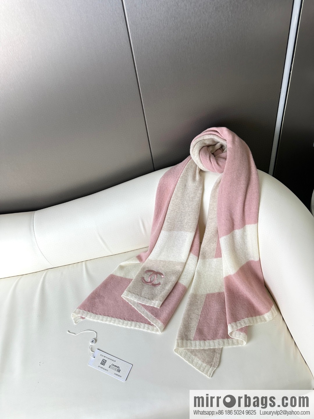CHANEL 2023 new cashmere knitted scarf