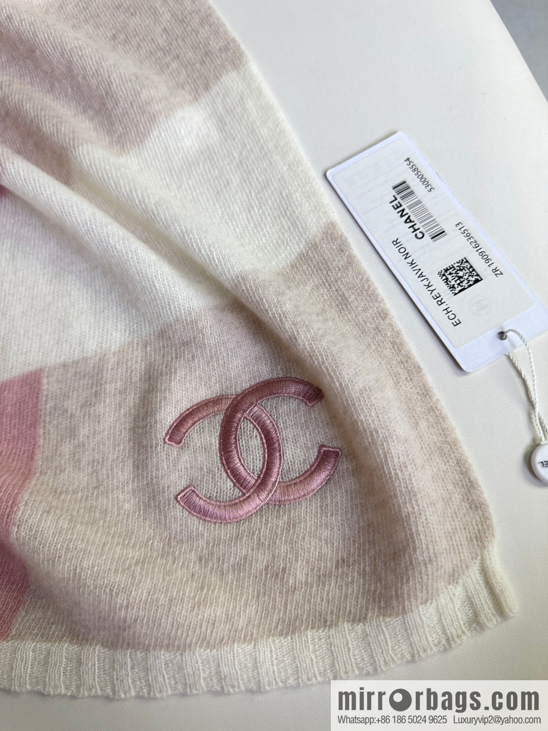 CHANEL 2023 new cashmere knitted scarf