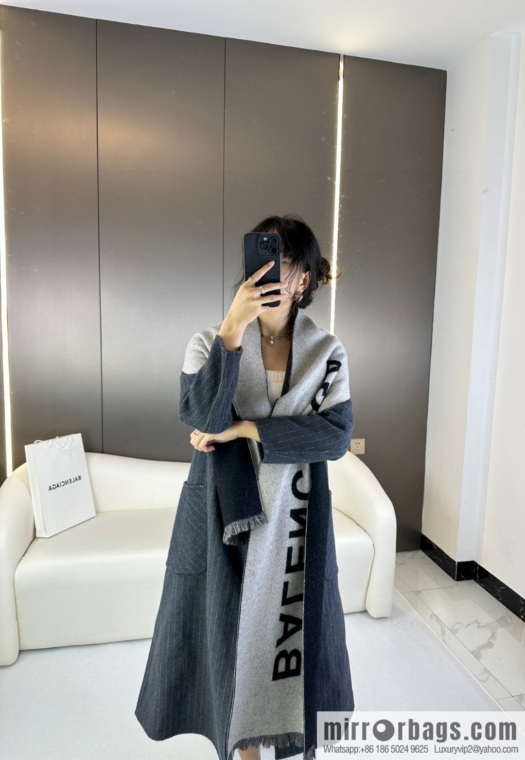 Balenciaga Balenciaga 2023 new cashmere scarf