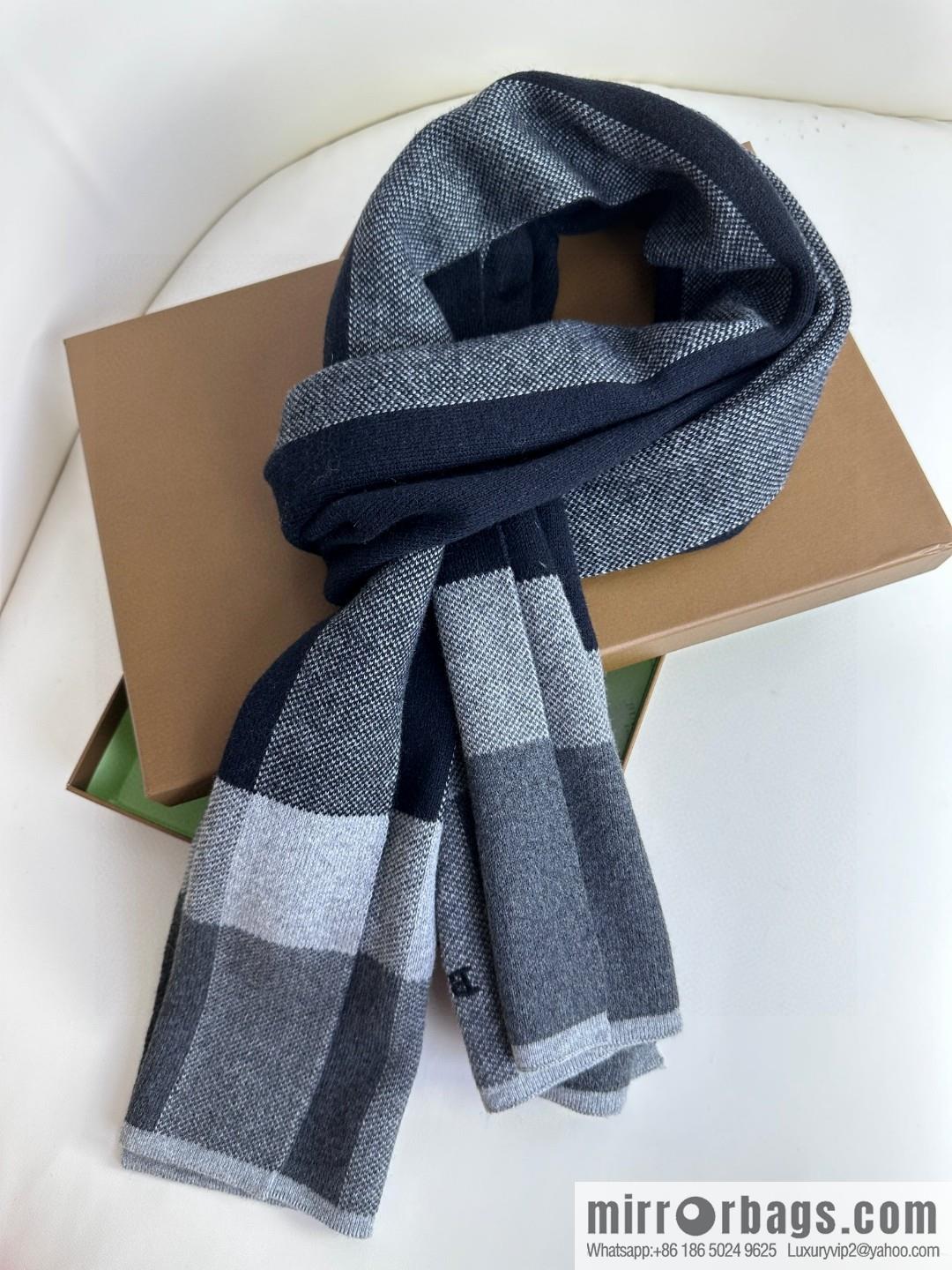 Burberry, classic war horse plaid, knitted cashmere scarf