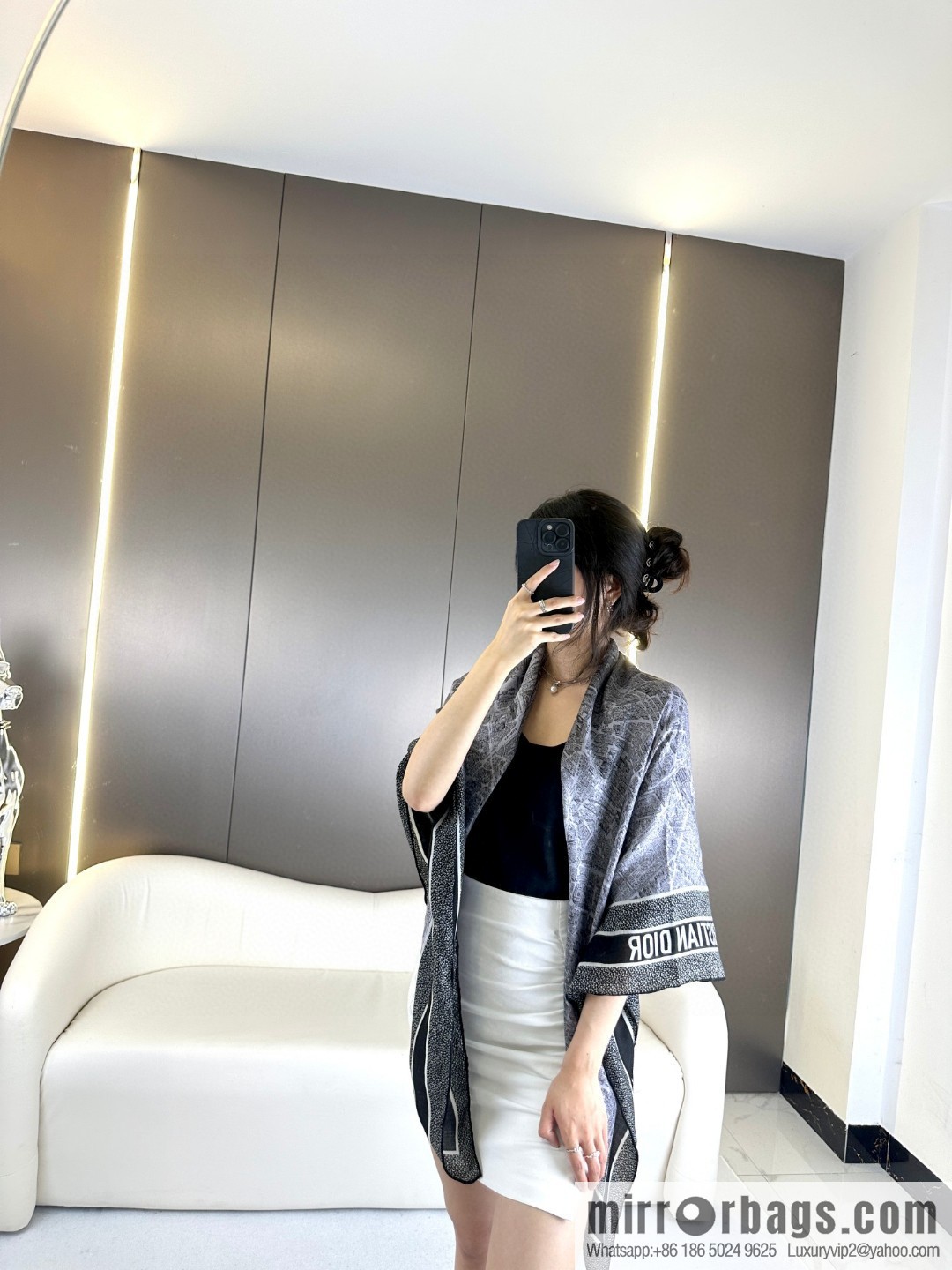 Dior's new cashmere square in 2023