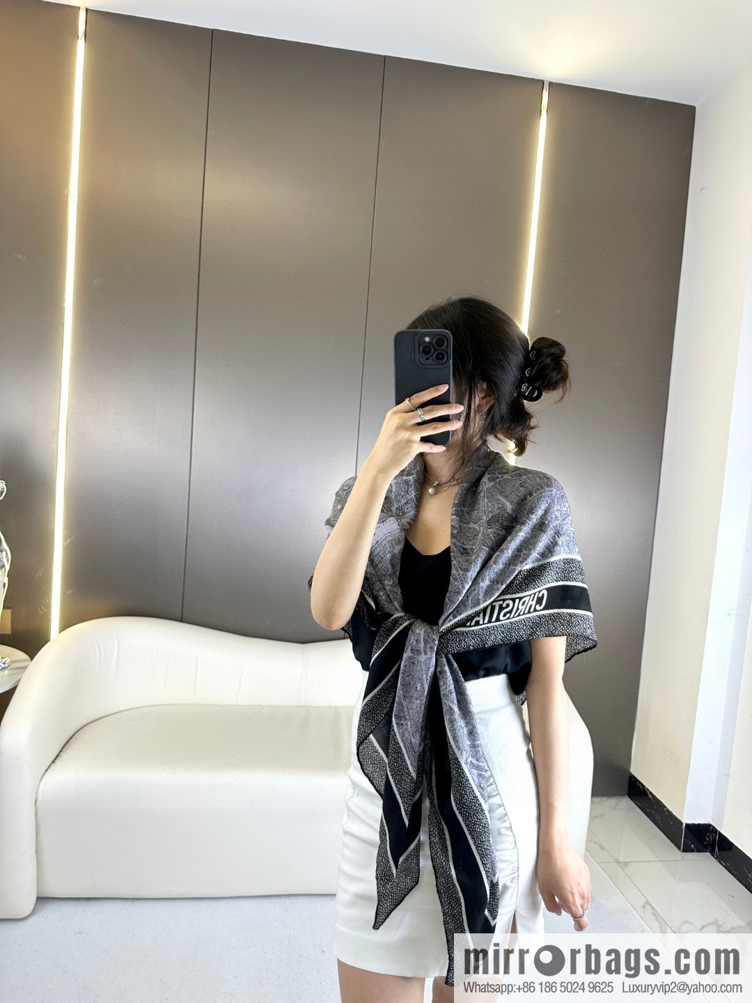 Dior's new cashmere square in 2023
