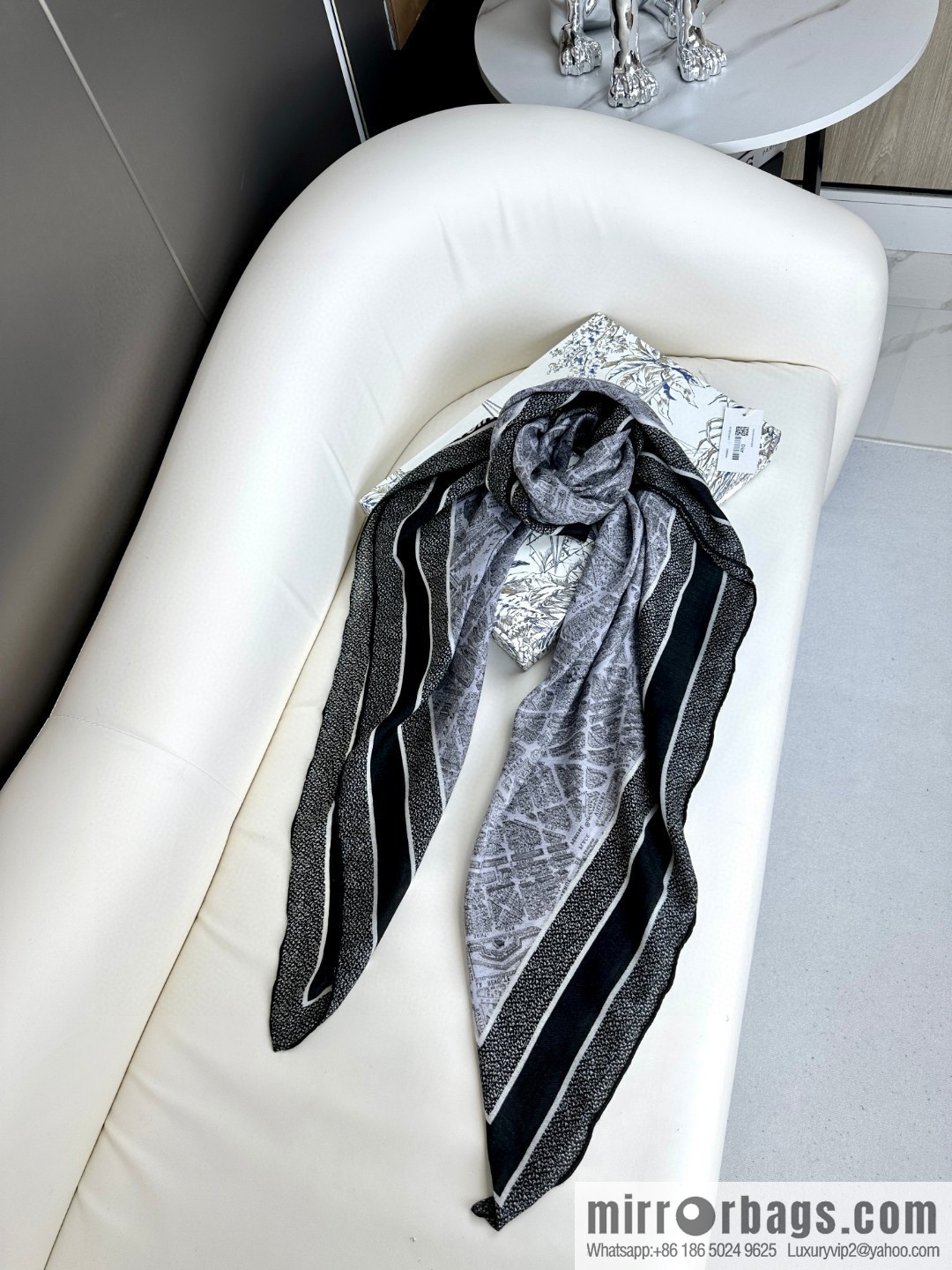 Dior's new cashmere square in 2023