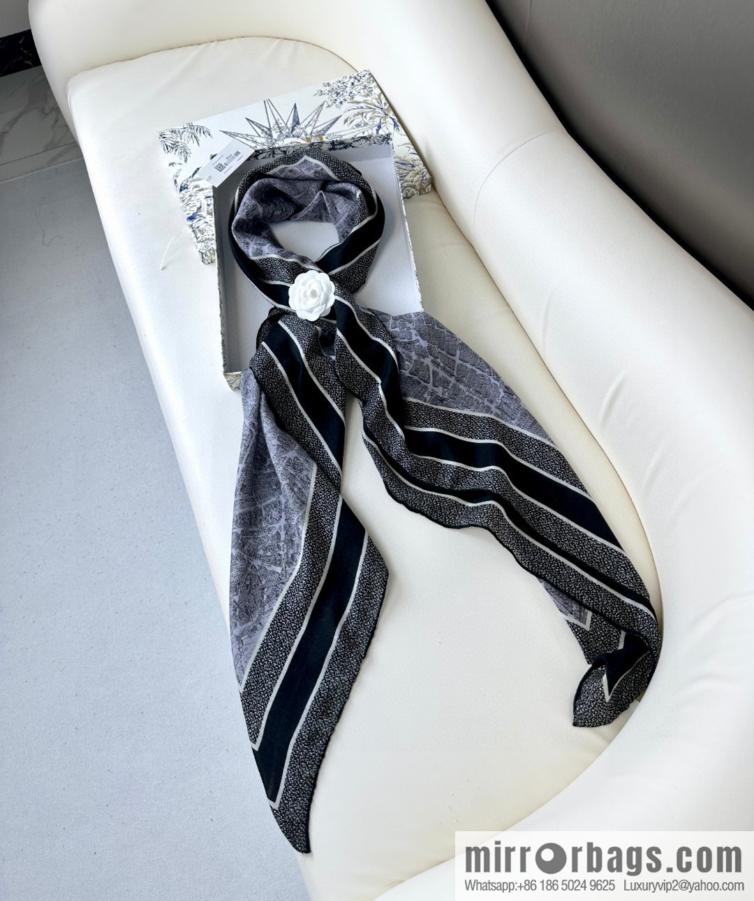 Dior's new cashmere square in 2023