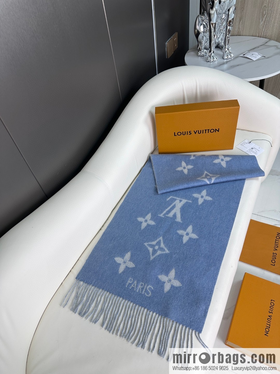 CHANEL 2023 New Reykjavik Riveted Scarf M71588 M76076