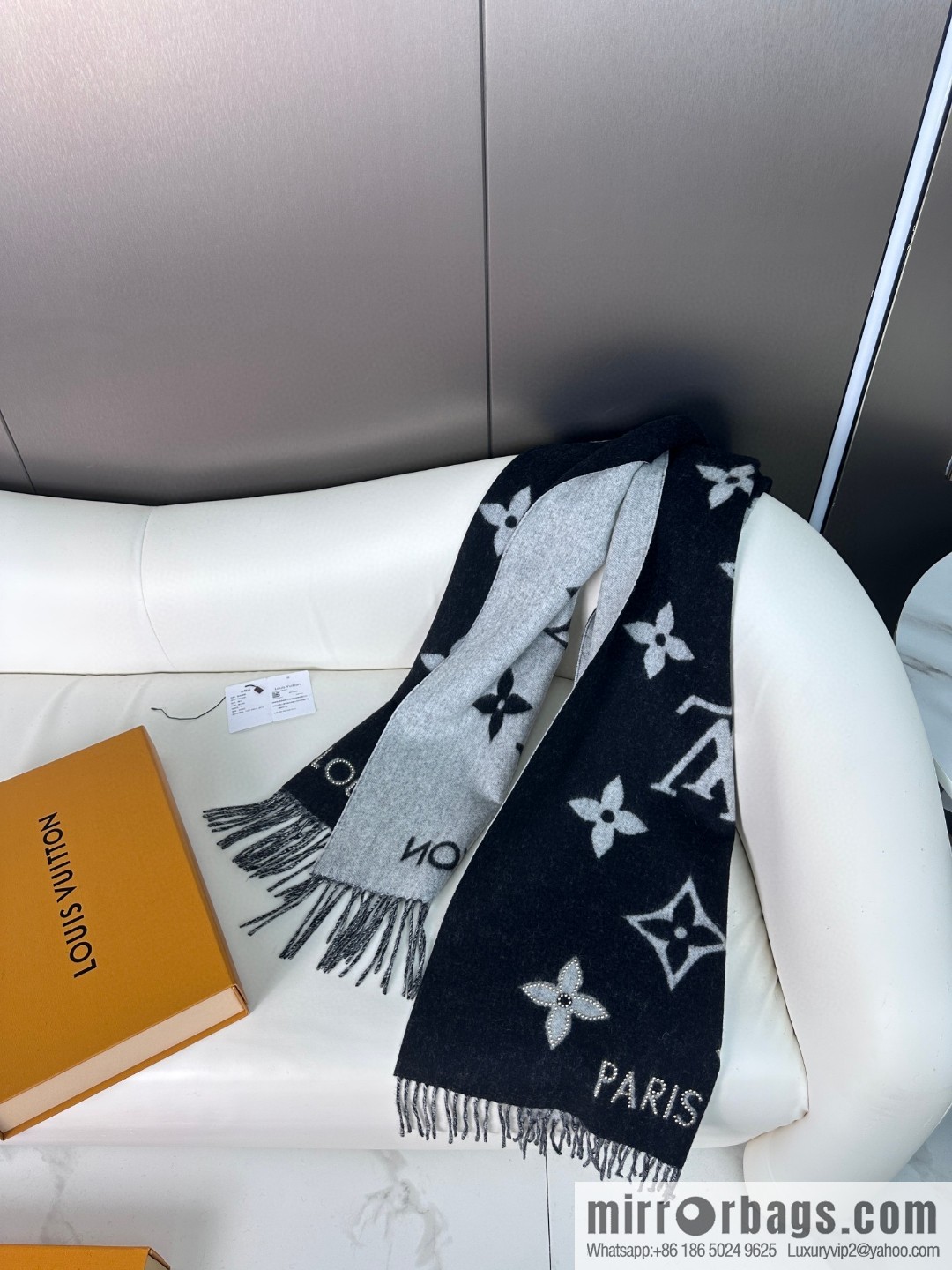 CHANEL 2023 New Reykjavik Riveted Scarf M71588 M76076