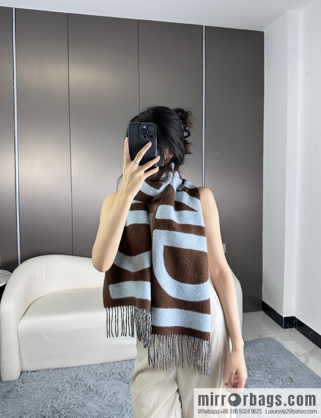 FENDI's latest color matching scarf in 23 years