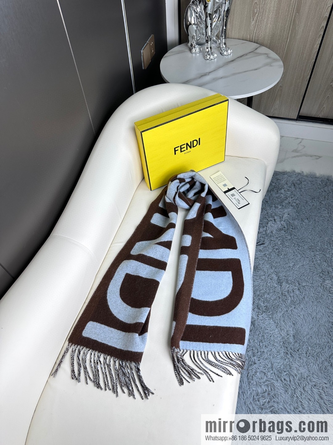 FENDI's latest color matching scarf in 23 years