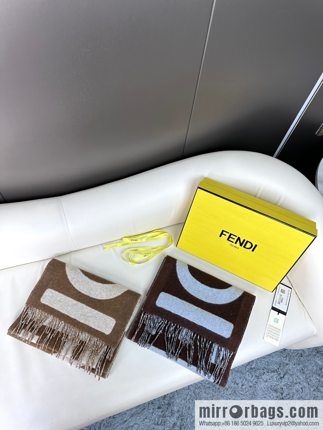 FENDI's latest color matching scarf in 23 years