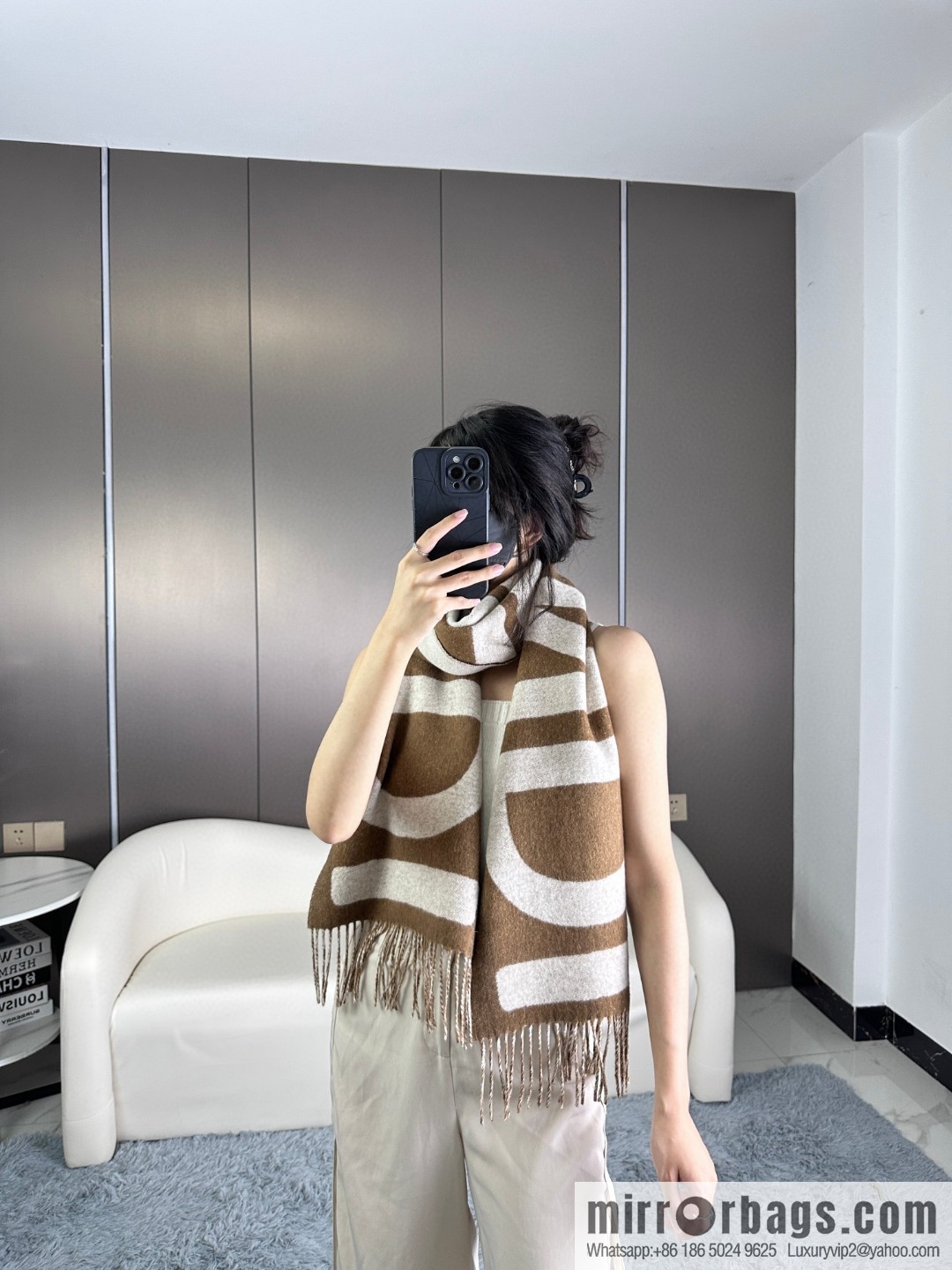 FENDI's latest color matching scarf in 23 years