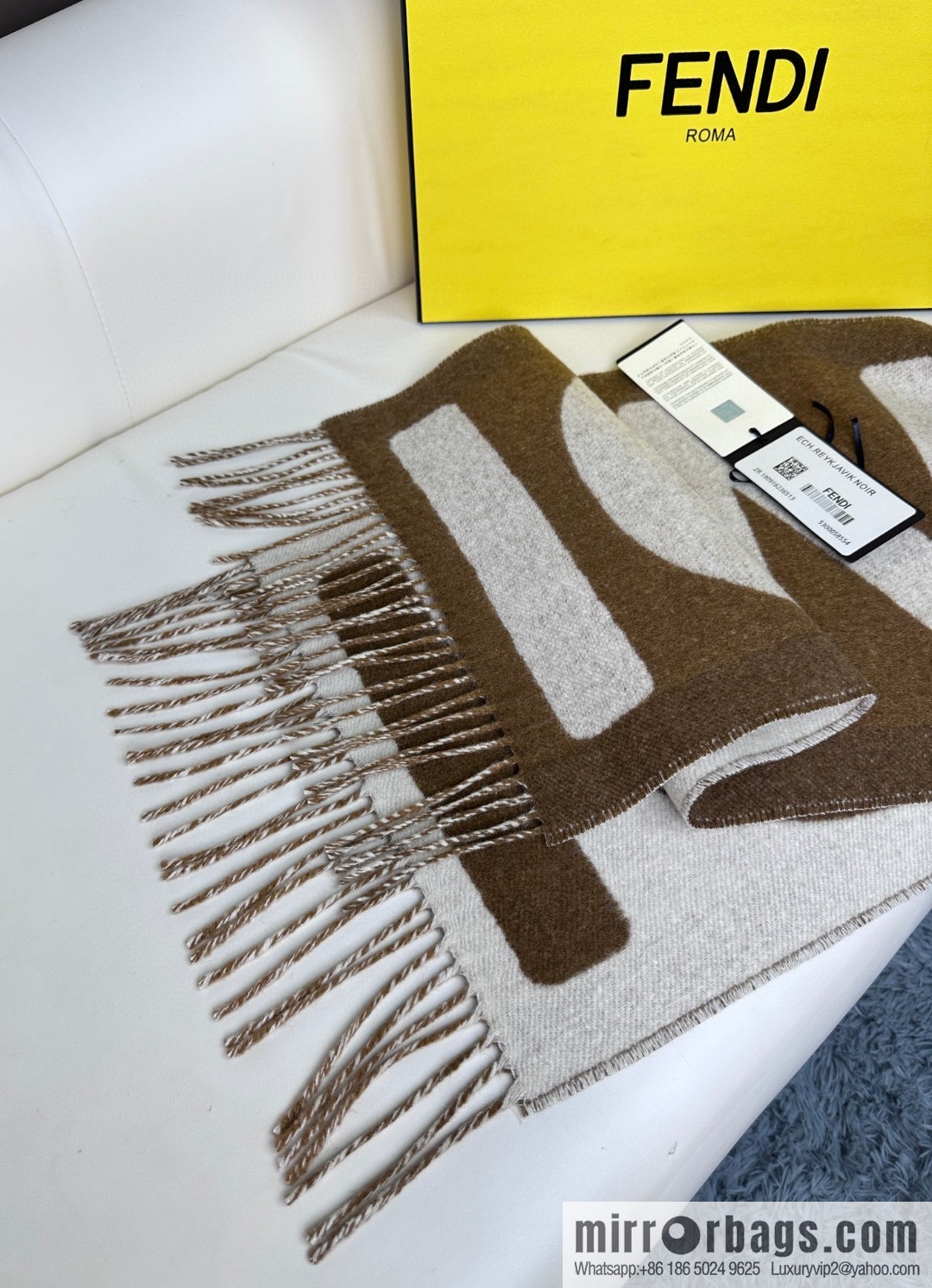 FENDI's latest color matching scarf in 23 years