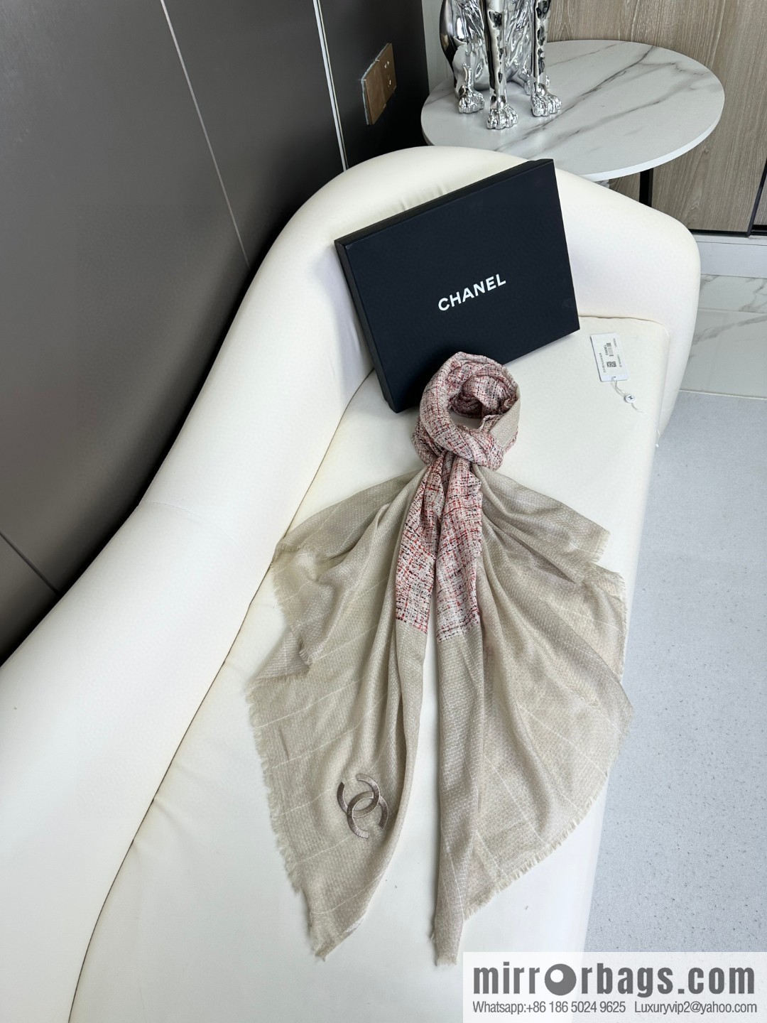 CHANEL 2023 new cashmere scarf, three colors