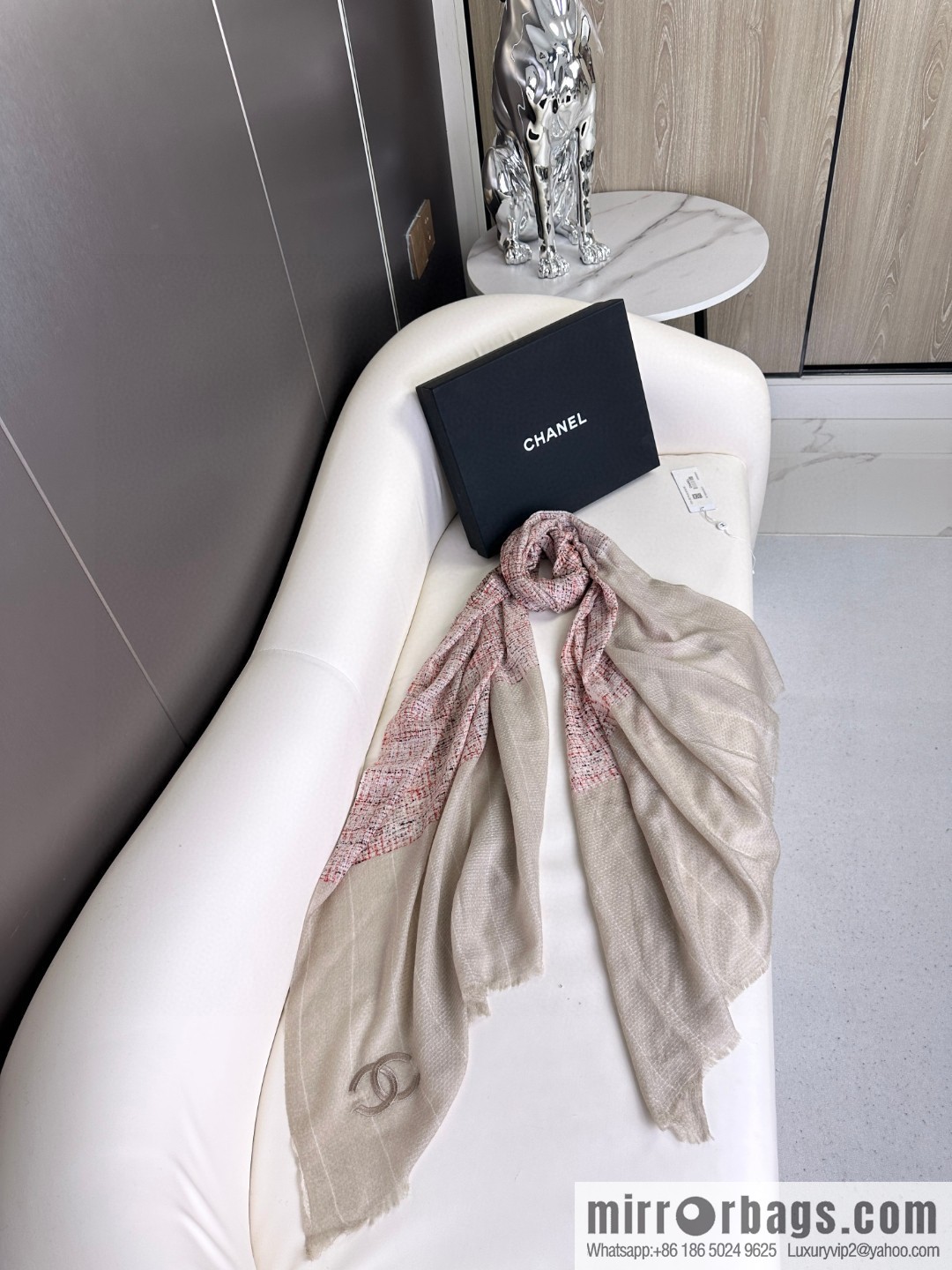 CHANEL 2023 new cashmere scarf, three colors