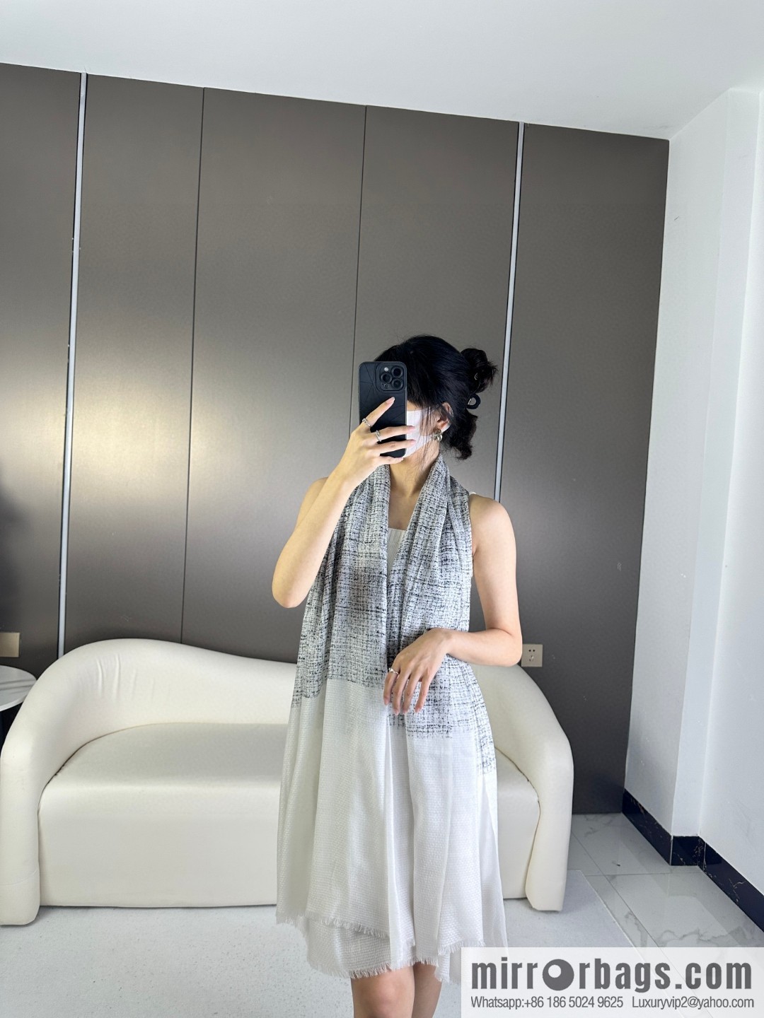 CHANEL 2023 new cashmere scarf, three colors