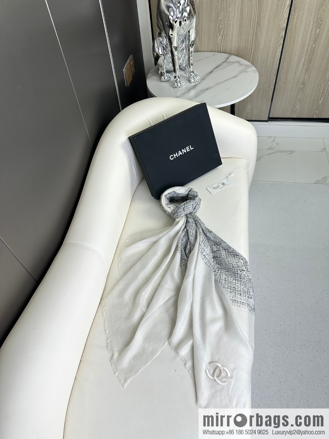 CHANEL 2023 new cashmere scarf, three colors