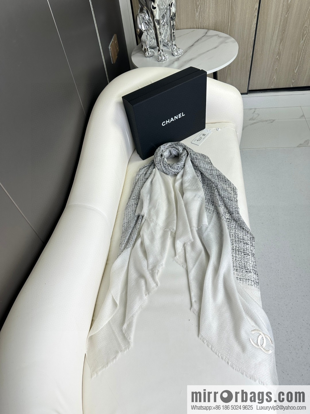 CHANEL 2023 new cashmere scarf, three colors
