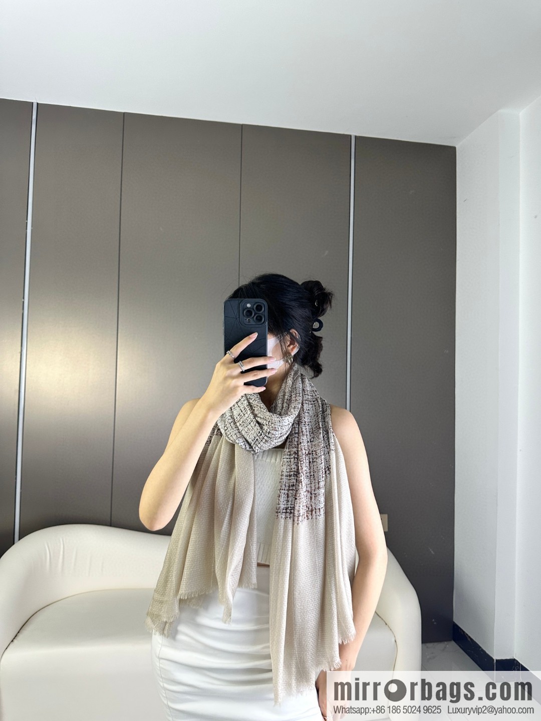 CHANEL 2023 new cashmere scarf, three colors
