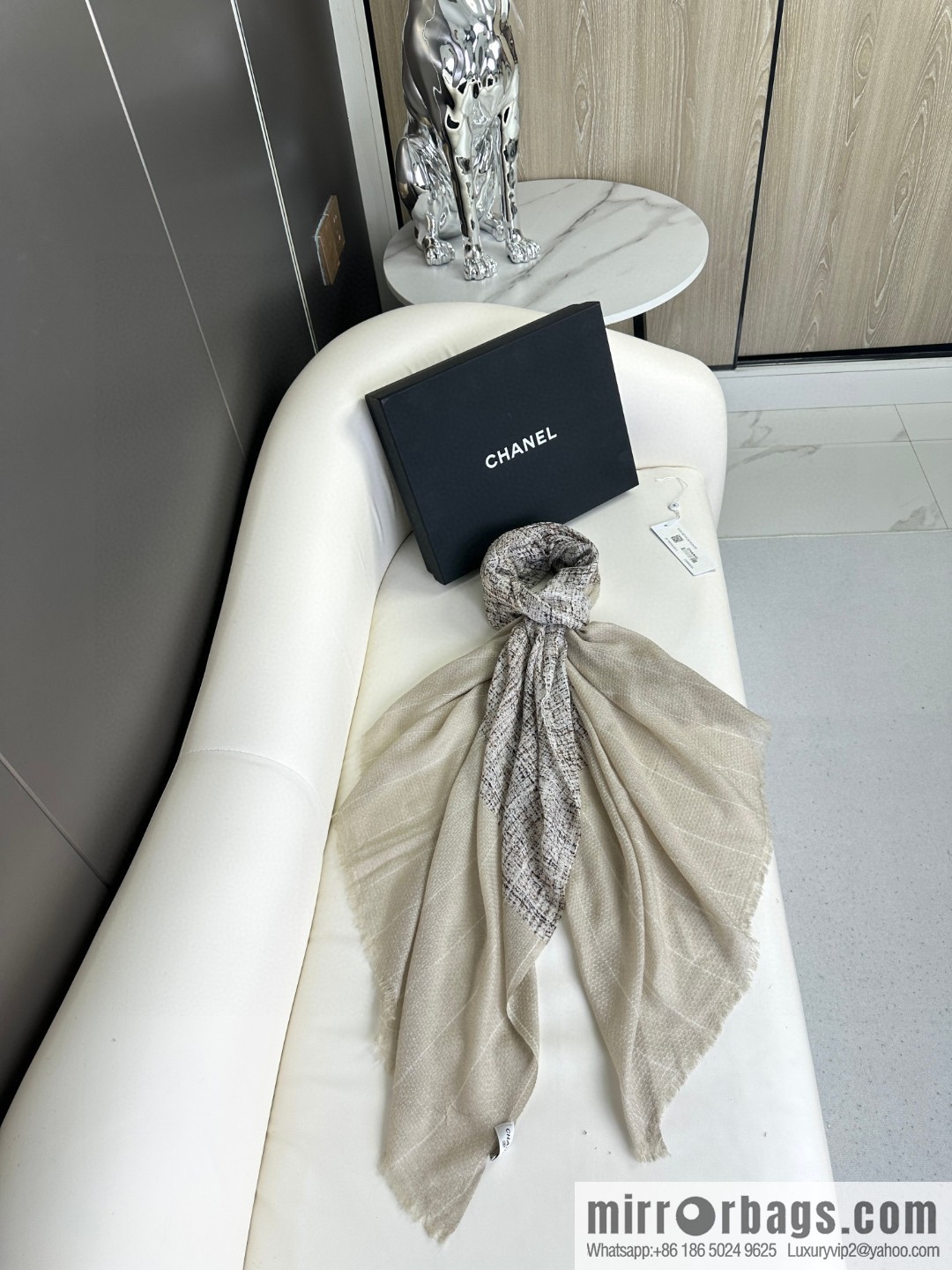 CHANEL 2023 new cashmere scarf, three colors