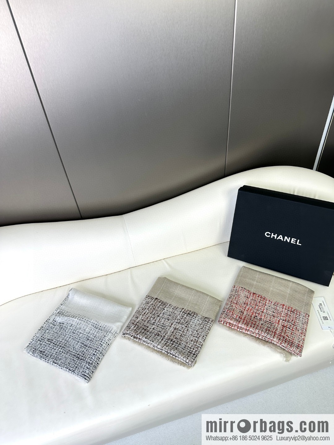 CHANEL 2023 new cashmere scarf, three colors