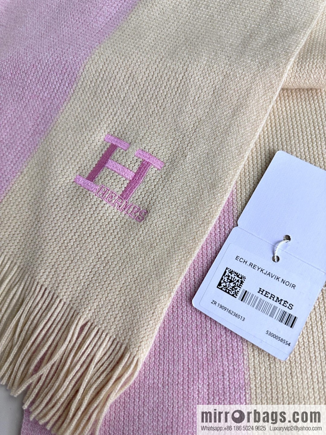 CHANEL 2023 men's and women's same high-end cashmere knitted scarf