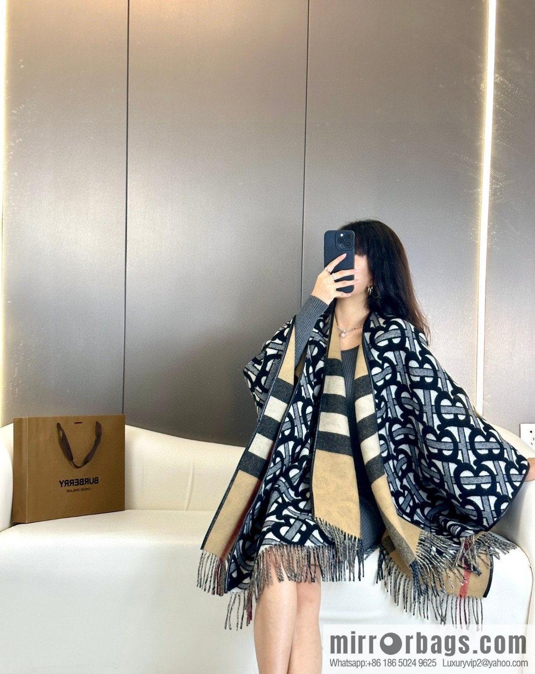 Burberry, cape coat