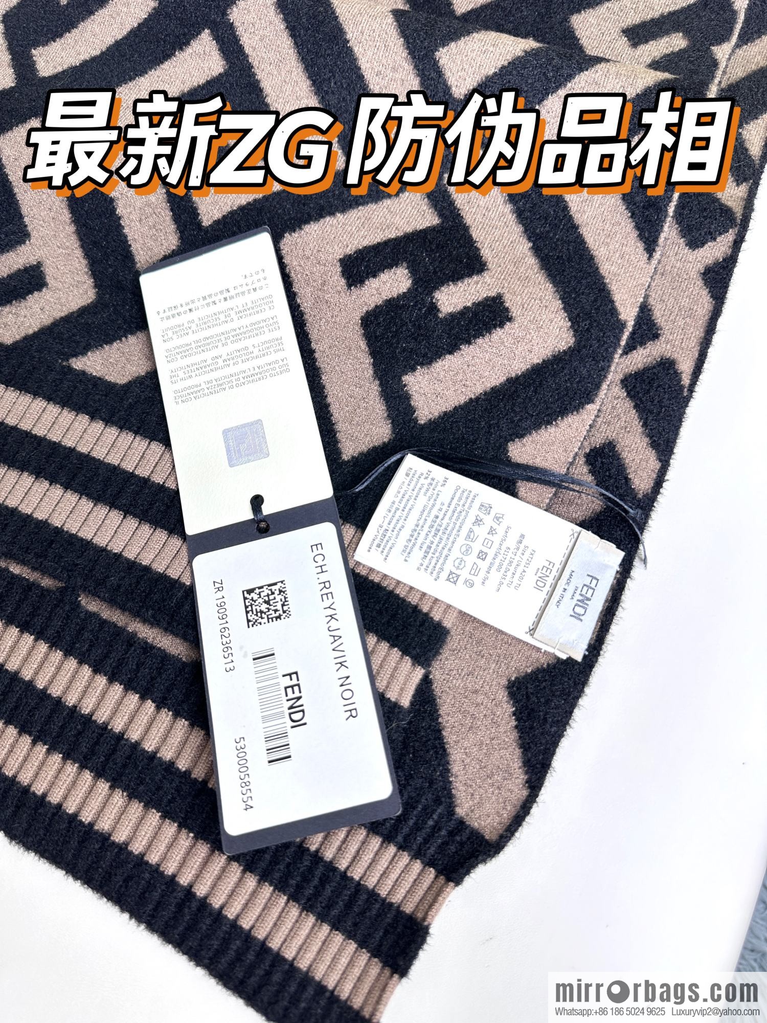 FENDI presbyopia scarf