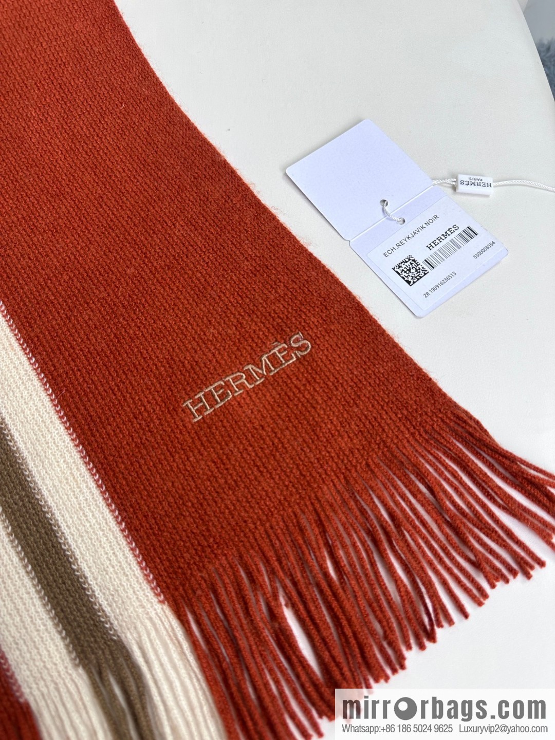 Hermes Hermes 2023 same style for men and women, high-end cashmere knitted scarf