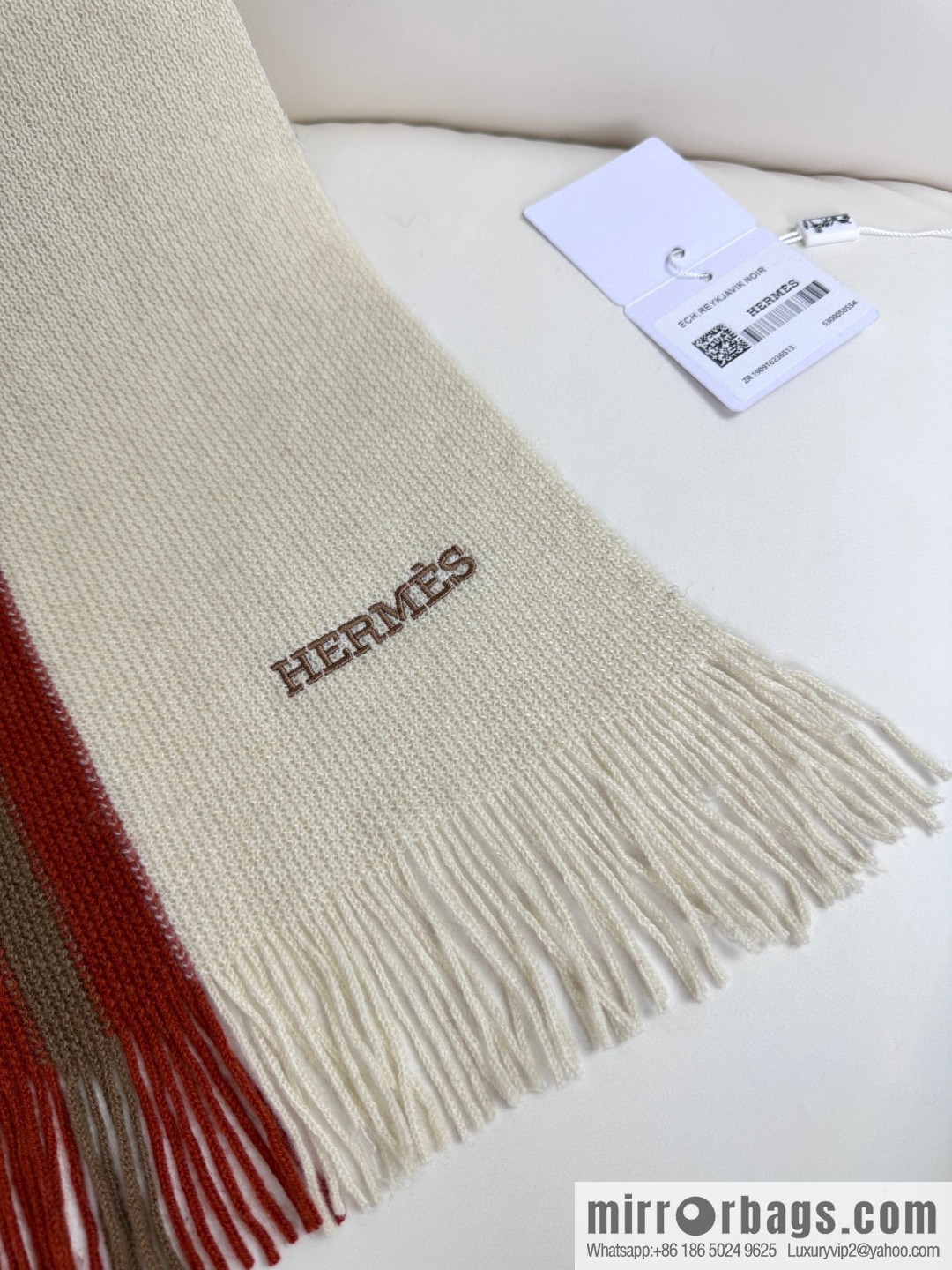 Hermes Hermes 2023 same style for men and women, high-end cashmere knitted scarf