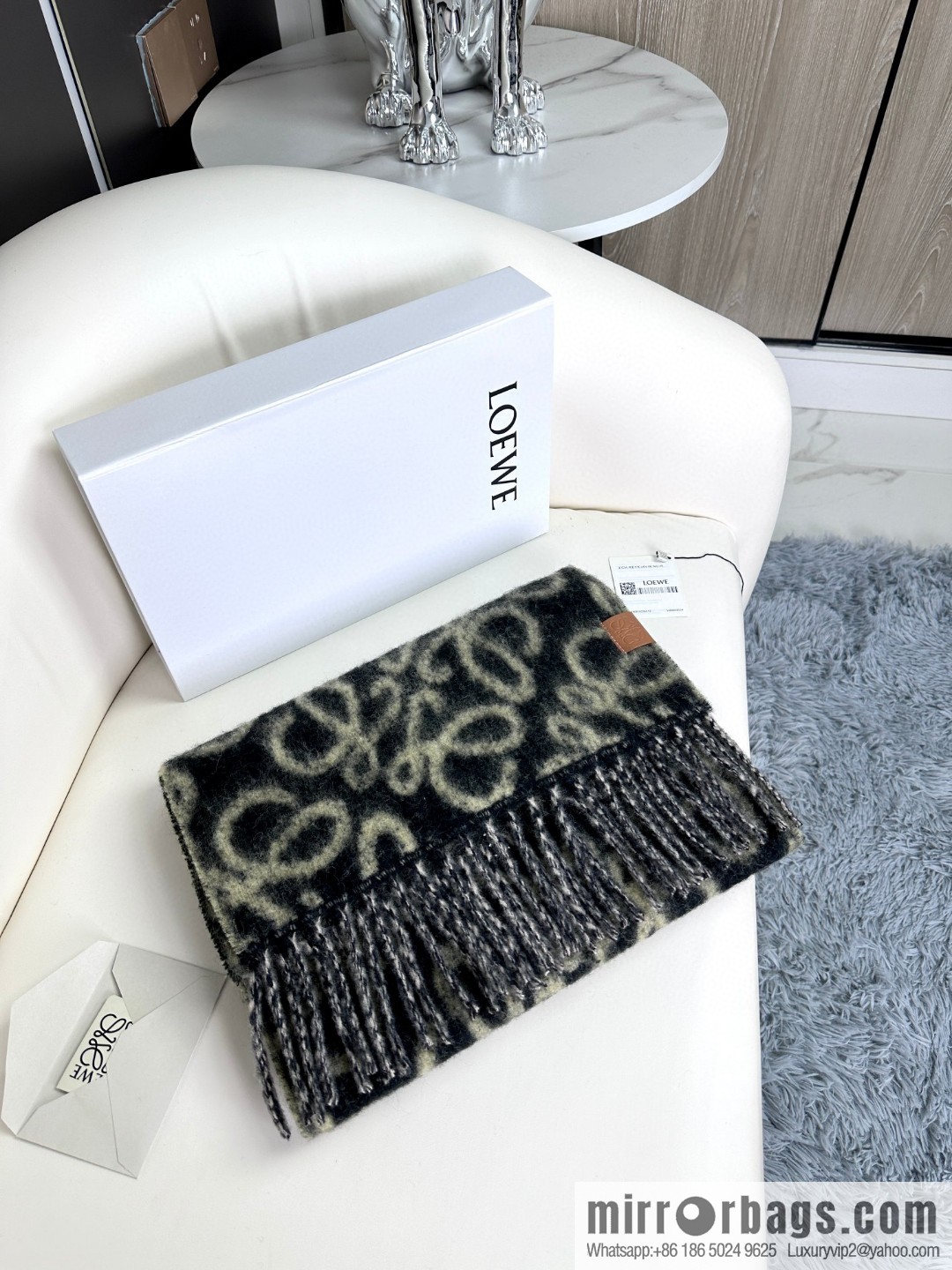 LOEWE new wool mohair scarf