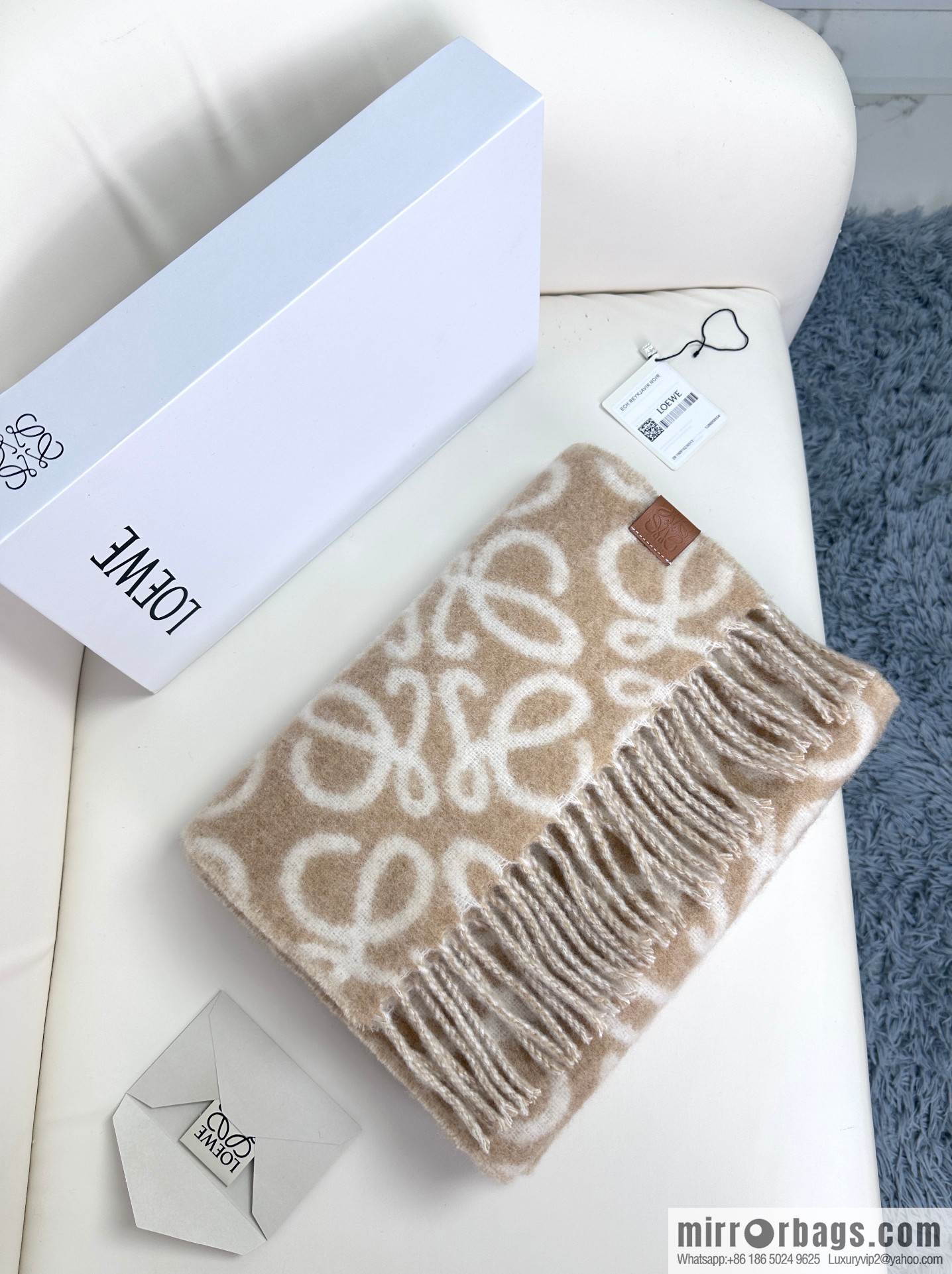 LOEWE new wool mohair scarf