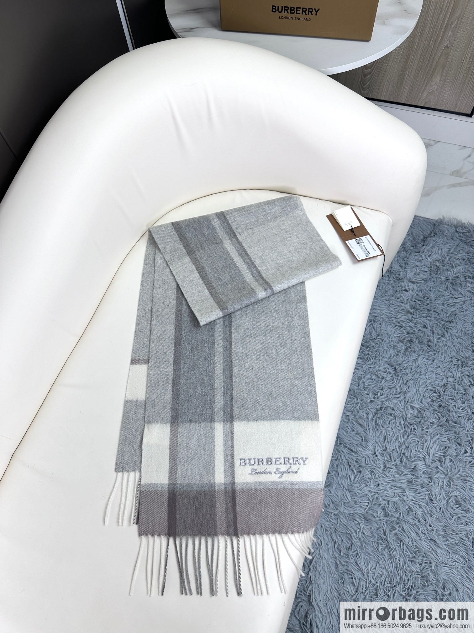 Burberry burberry 2023 new couple cashmere scarf