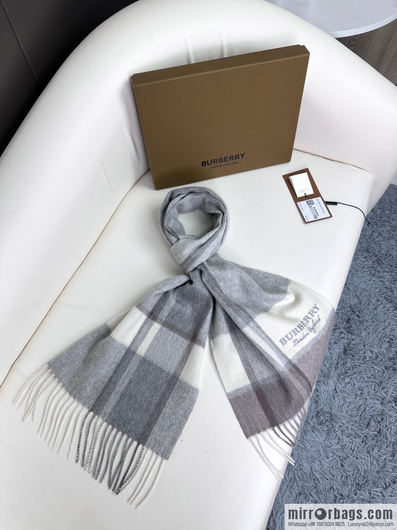 Burberry burberry 2023 new couple cashmere scarf