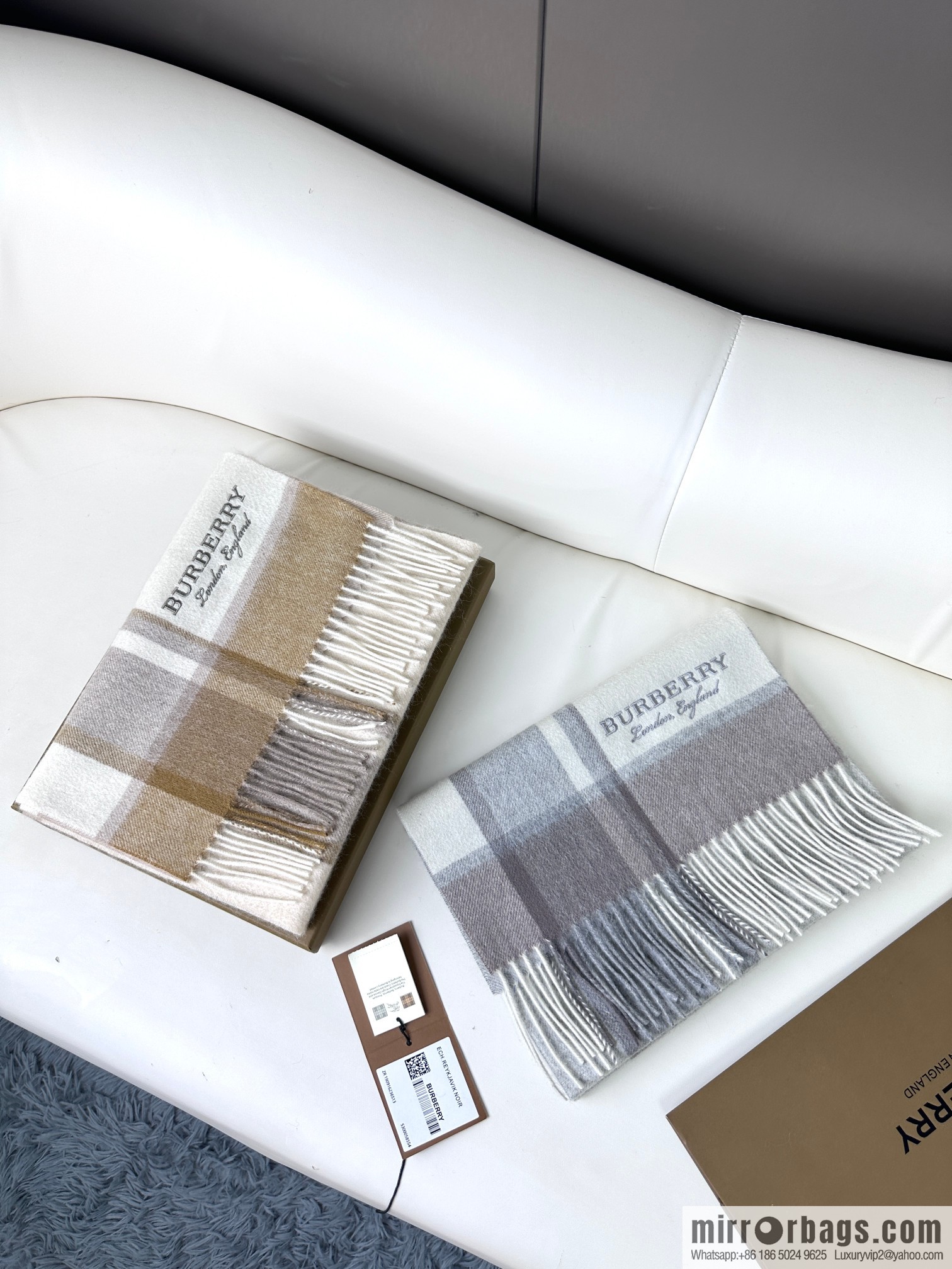 Burberry burberry 2023 new couple cashmere scarf