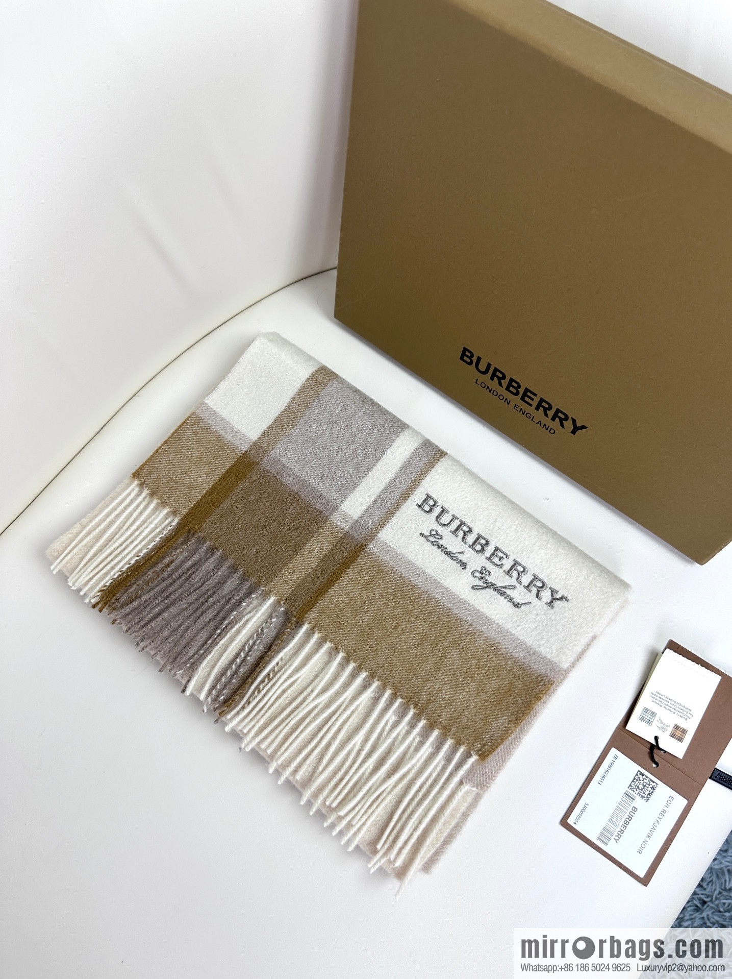 Burberry burberry 2023 new couple cashmere scarf