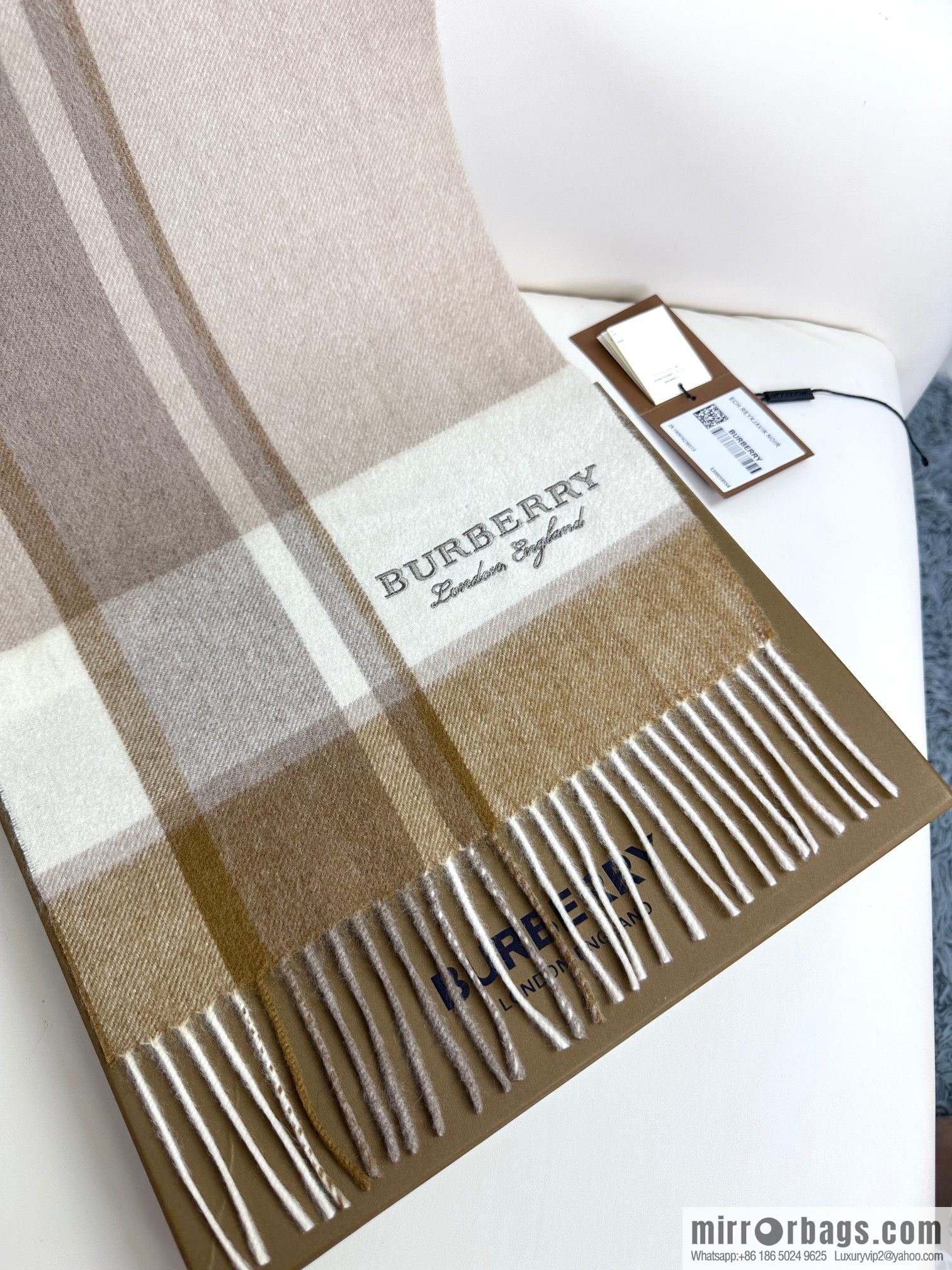 Burberry burberry 2023 new couple cashmere scarf