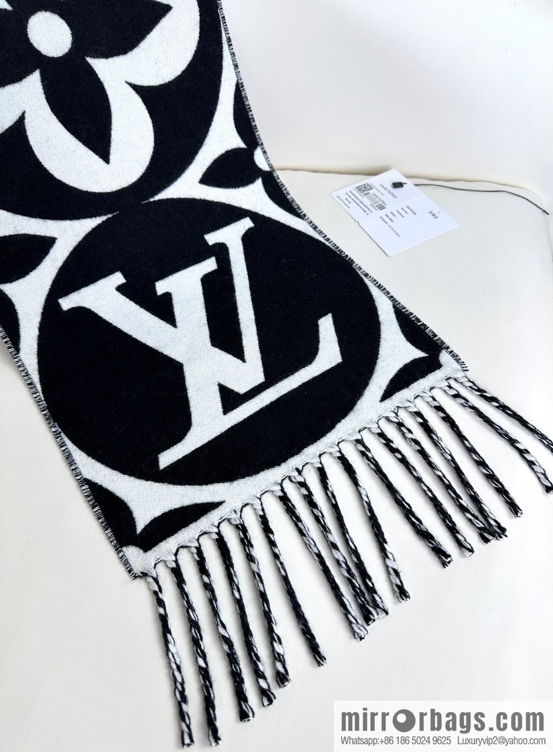 LV large letter flower cannabis flower new scarf