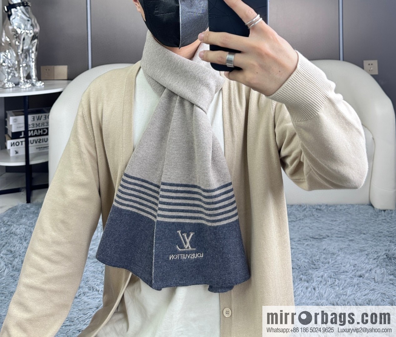 In 2023, the Lv explosion will be new, high-end men's scarves.