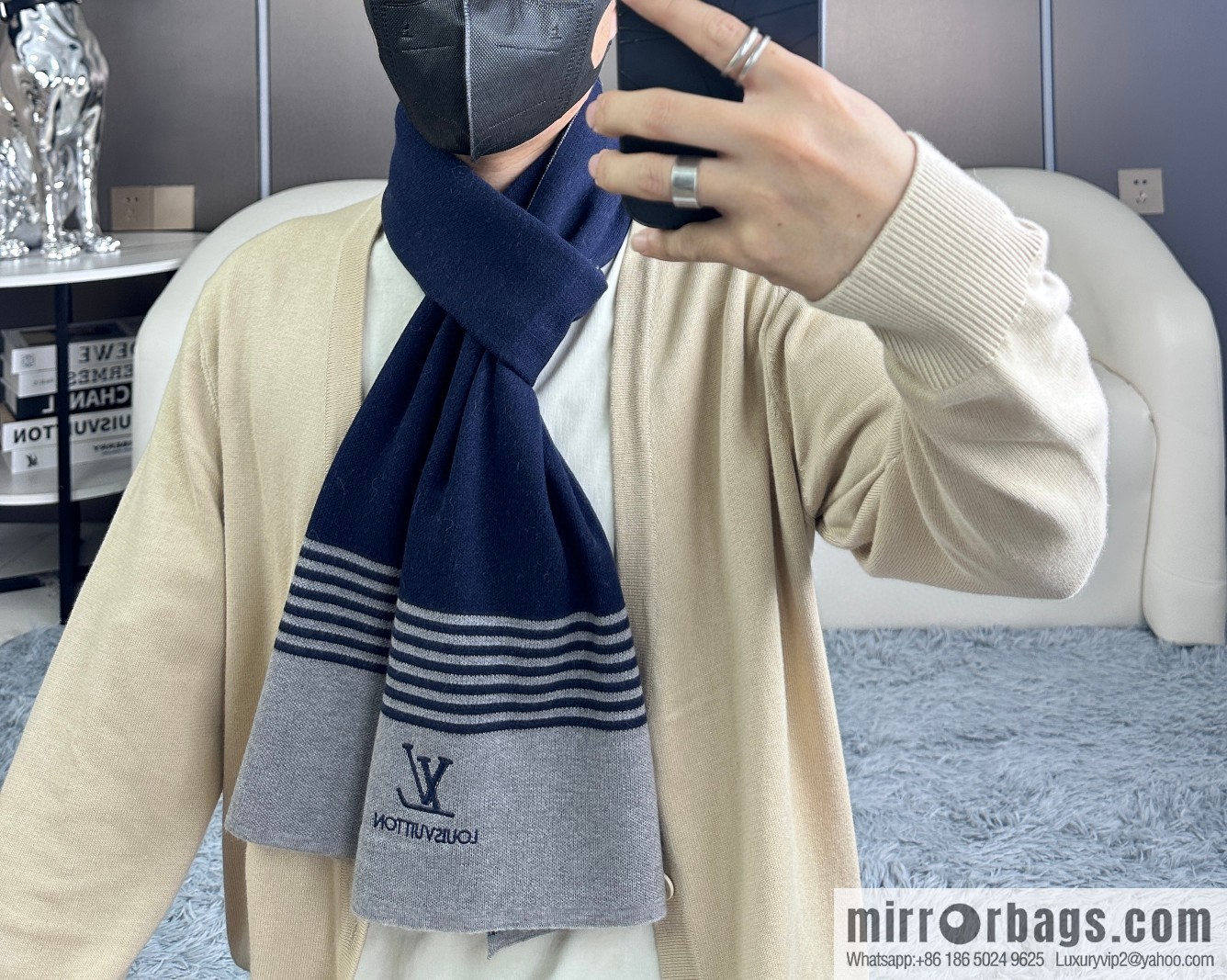 In 2023, the Lv explosion will be new, high-end men's scarves.