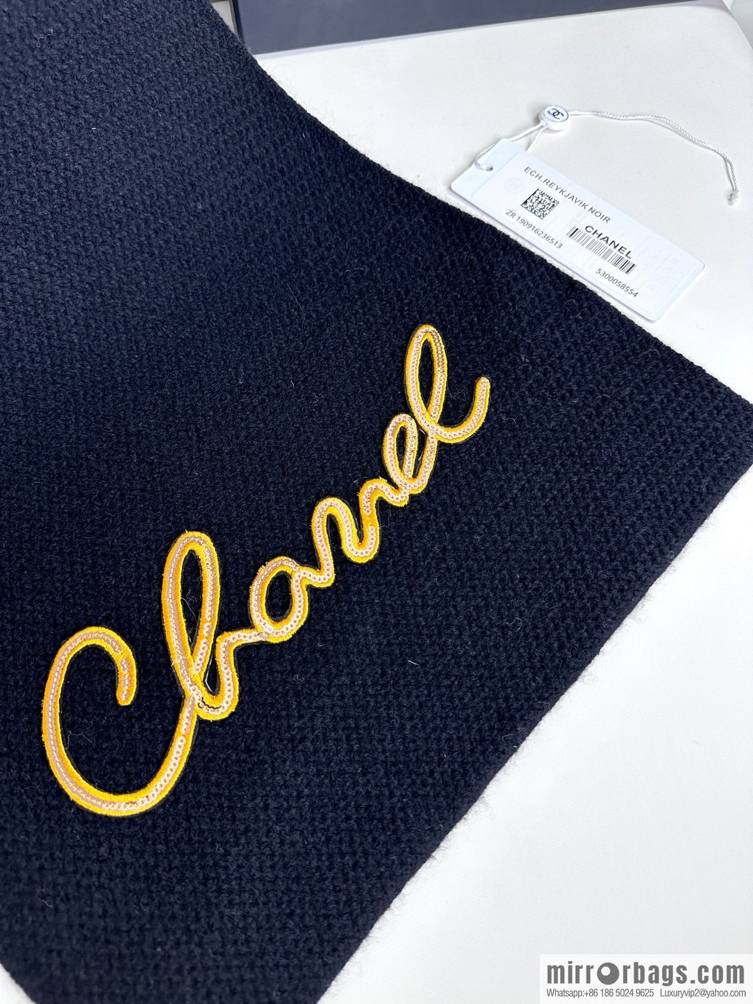 CHANEL 2023 new knitted cashmere scarf
