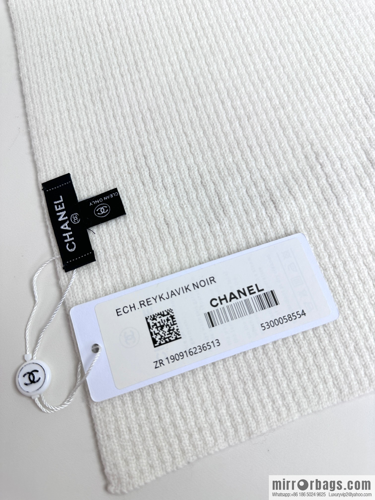CHANEL 2023 new knitted cashmere scarf