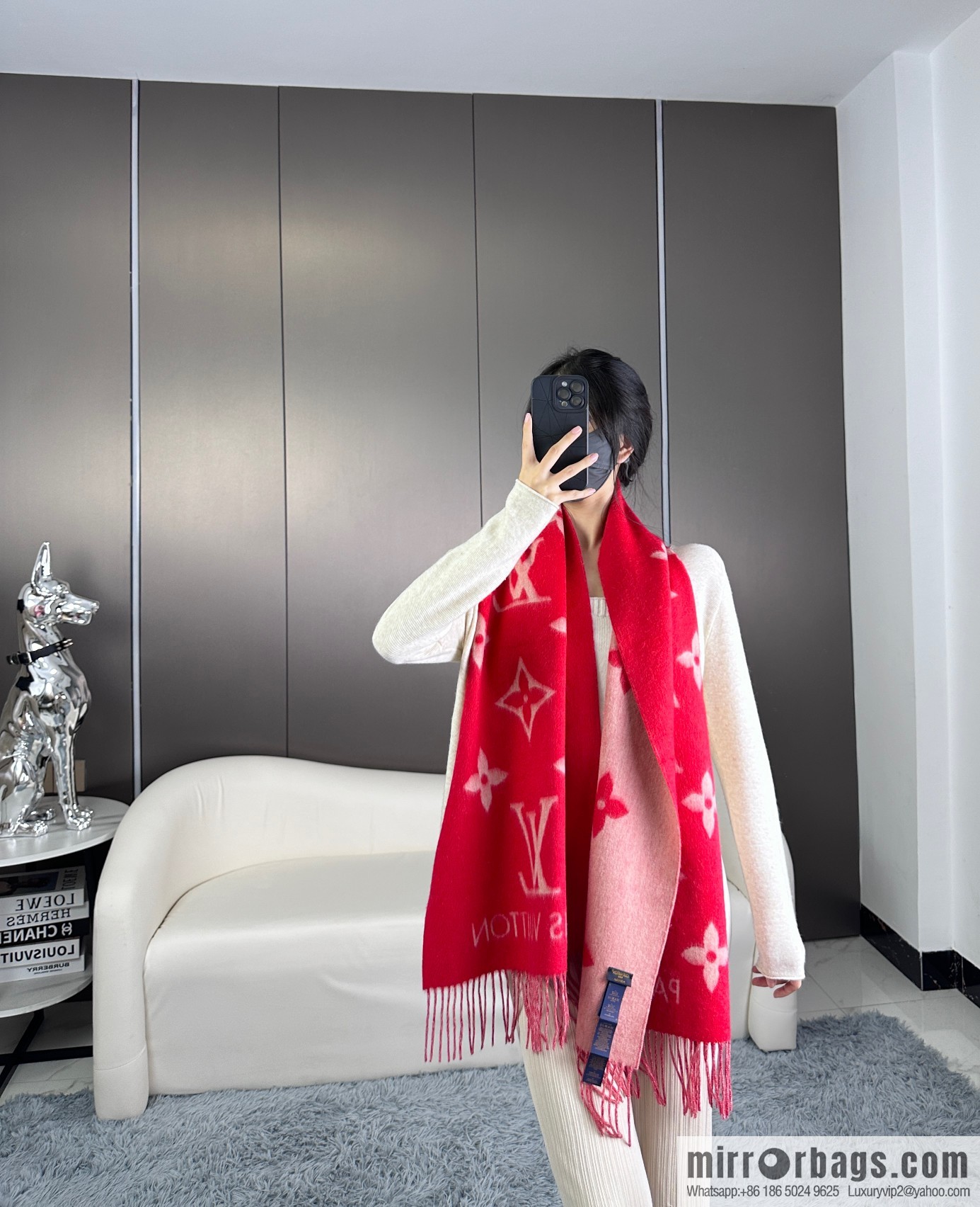 LV 2024 New [Year of the Dragon Edition] Rodeo Reykjavik Scarf