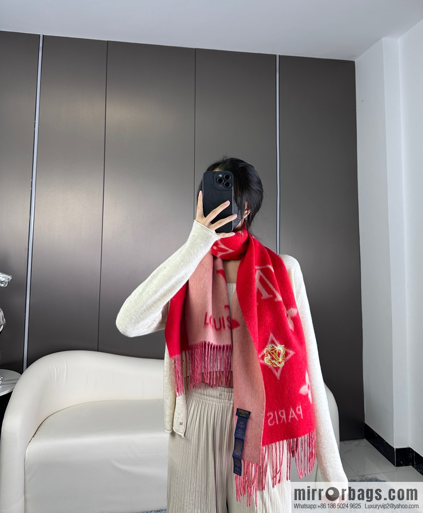 LV 2024 New [Year of the Dragon Edition] Rodeo Reykjavik Scarf