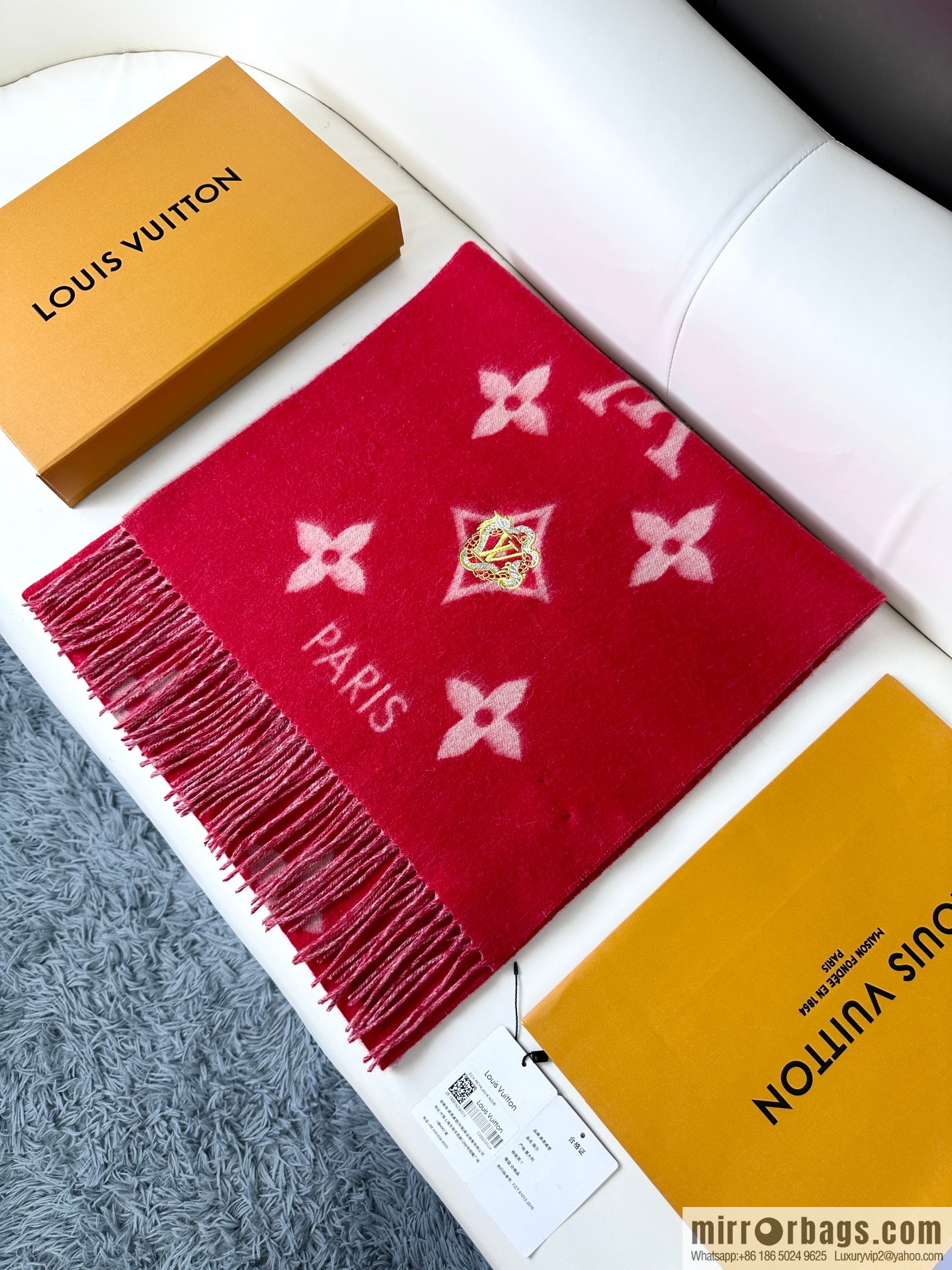 LV 2024 New [Year of the Dragon Edition] Rodeo Reykjavik Scarf