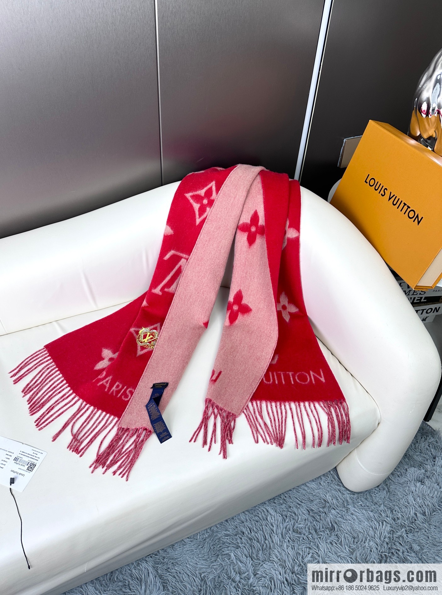 LV 2024 New [Year of the Dragon Edition] Rodeo Reykjavik Scarf