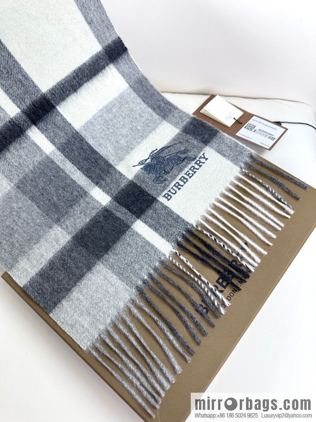 Burberry Burberry 2023 Burberry High-end Men's Cashmere Scarf