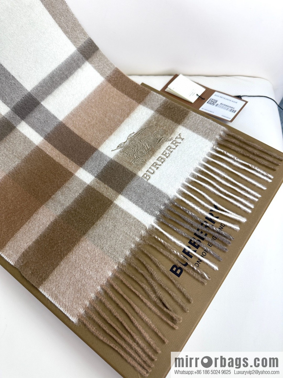 Burberry Burberry 2023 Burberry High-end Men's Cashmere Scarf