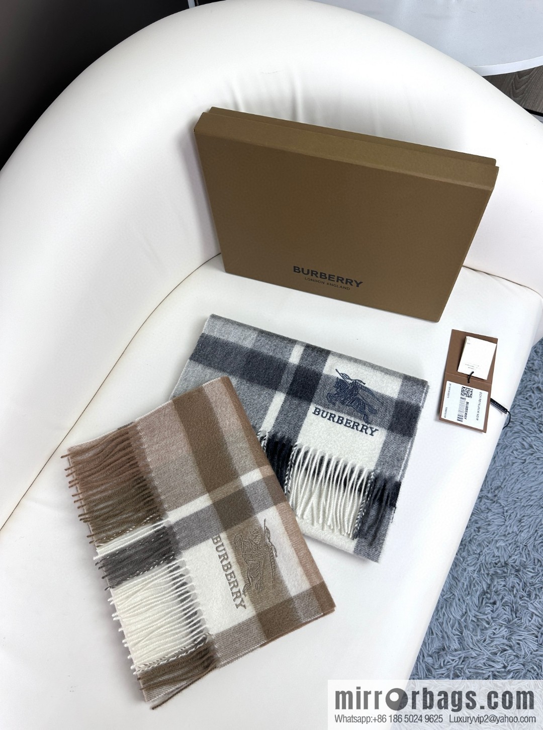Burberry Burberry 2023 Burberry High-end Men's Cashmere Scarf