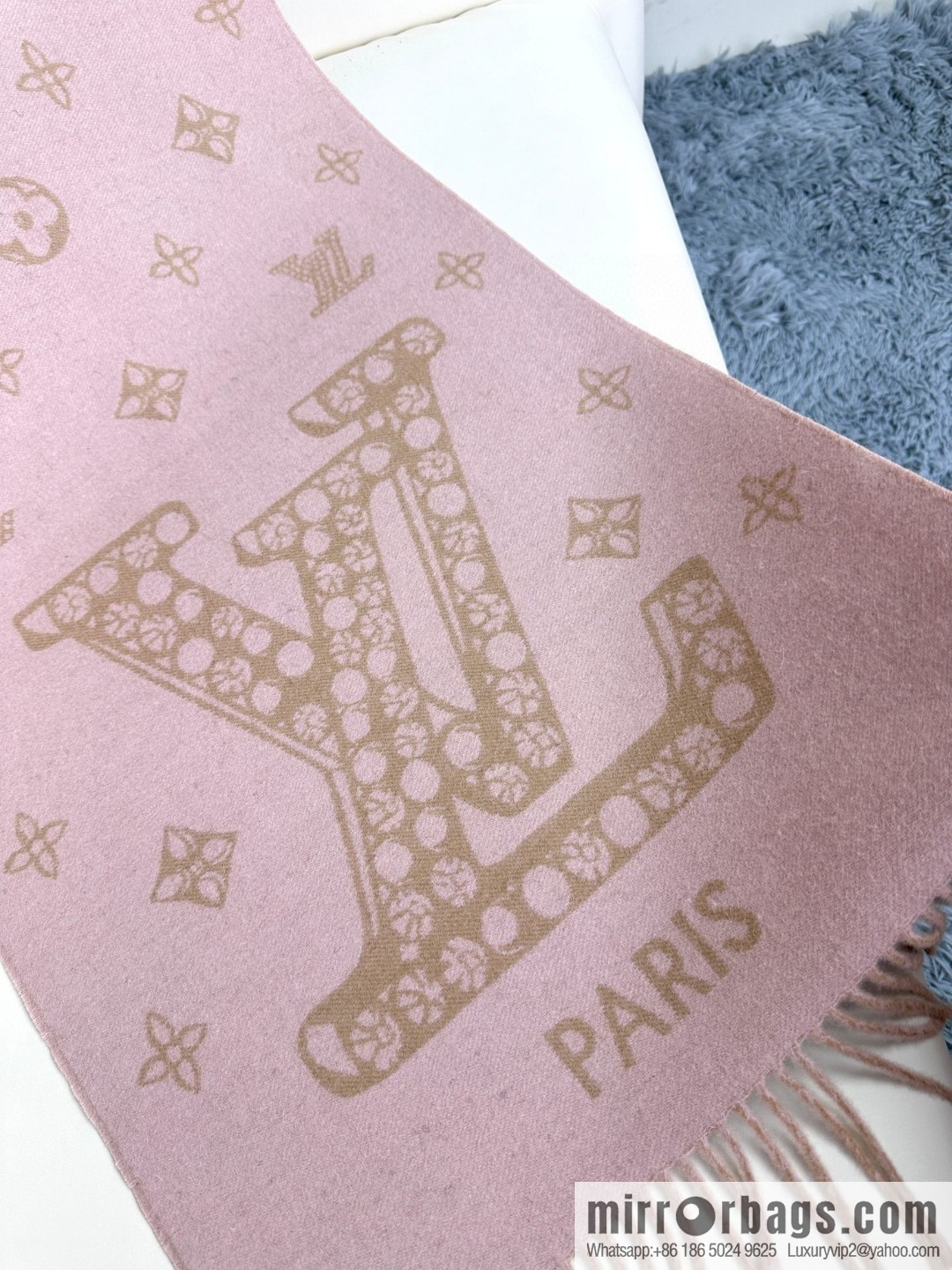 LV Precious Dragon Reykjavik Cashmere Scarf