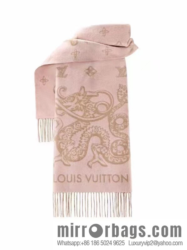 LV Precious Dragon Reykjavik Cashmere Scarf